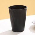 thumbnail image 1 of Namzi Unbreakable Wheat Straw Cups, Set of 4 Reusable Plastic Cups, Water Drinking Glasses for Kitchen, Camping, Party，Black, 1 of 5