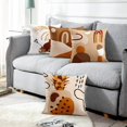 thumbnail image 2 of Housse de Coussin Arbre de Noël 20x20 Pouces Lot de 2, Carreaux Rouges et Noirs Rustiques Housse de Coussin en Coton pour Salon Chambre Canapé Voiture Décor, 2 of 6