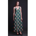 thumbnail image 3 of Bimba Robe Longue Maxi d'Été à Imprimé Floral pour Femme à Col en V Tenue de Villégiature de Vacances-Petit, 3 of 6