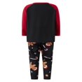 thumbnail image 3 of Christmas Family Matching Pajamas Sets Long Sleeve Gingerbread Man Print ops + Pants Set, 3 of 8