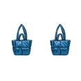 thumbnail image 4 of Baohd Larger Capacity Tote Bag With Big Opening For Easy Access Books Crossbody Bag blue 2Set, 4 of 6