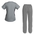 thumbnail image 2 of Women's Scrubs Set Scrub Top and Pants Scrubs Set, 2 of 3