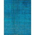 thumbnail image 1 of Ahgly Company Indoor Rectangle Abstract Blue Eyes Blue Abstract Area Rugs, 5' x 7', 1 of 6