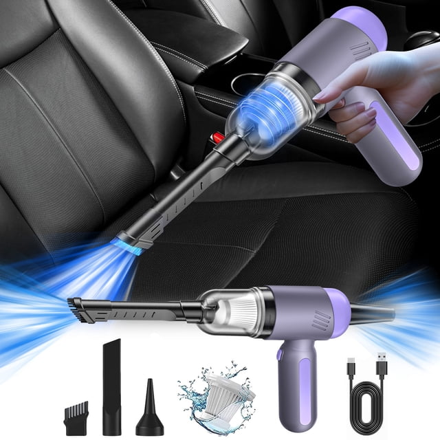 HOZADOIE Vacuum Clean Cleaning Supplies Handheld Car Vacuum Cleaner Wireless Home Car Use Tested 5500Pa High Powerful Suction Portable Small Vacuum Cleaner