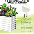 thumbnail image 4 of Raised Garden Bed - Outdoor Rectangular Metal Planter for Vegetables, Flowers & Herbs, 4 of 8