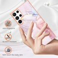 thumbnail image 2 of Samsung Galaxy S23 Ultra 5G Case, Samsung S23 Ultra Phone Case Marble Pattern Slim Design, Duale Layer, Shockproof. Military Grade Protection Cover for Samsung Galaxy S23 Ultra 5G, 2 of 5