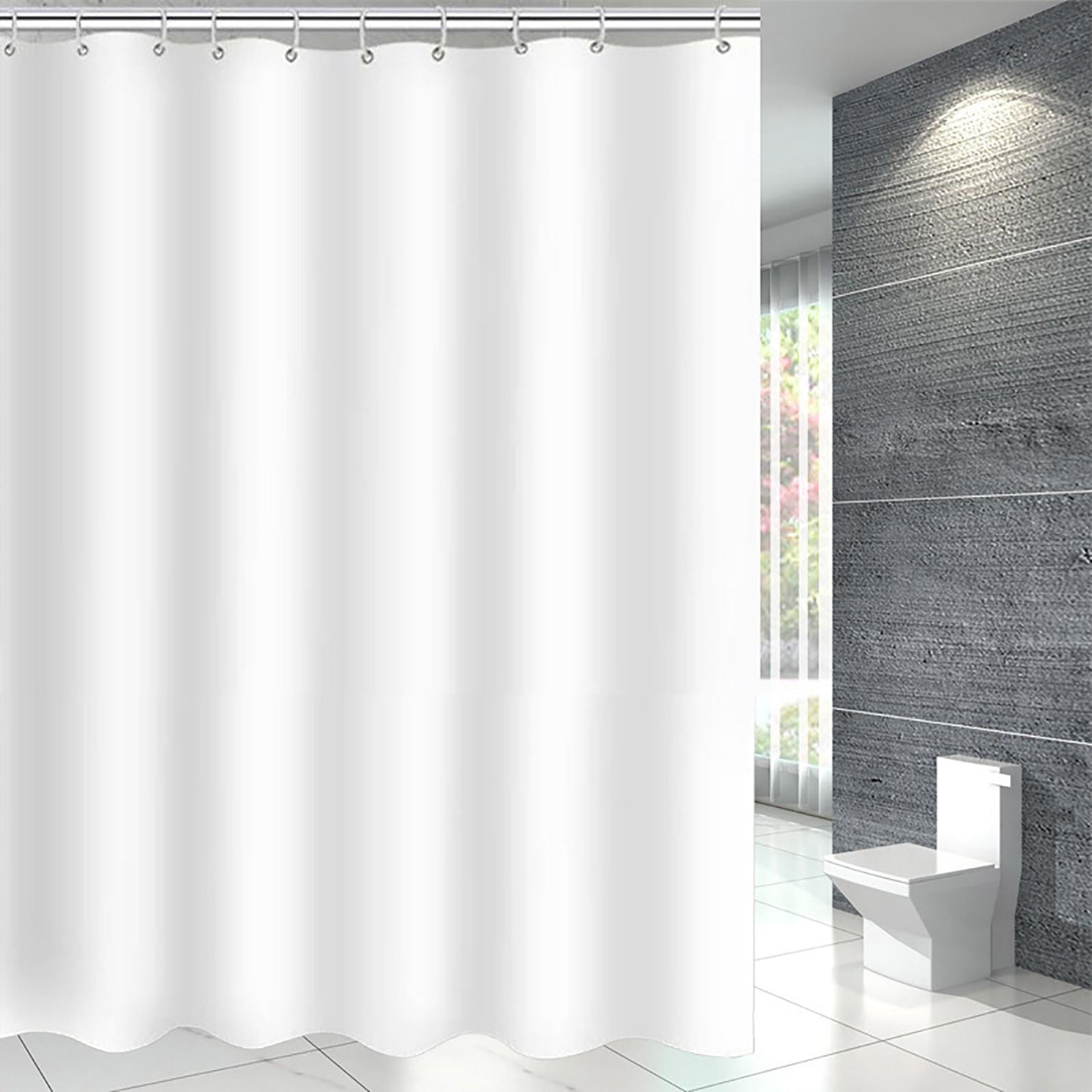 HOZADOIE Shower Curtain - 71X40 Inch Thickened Lightweight Shower Curtain with Hook, Hotel Home Waterproof Modern Shower Curtains for Bathroom, E