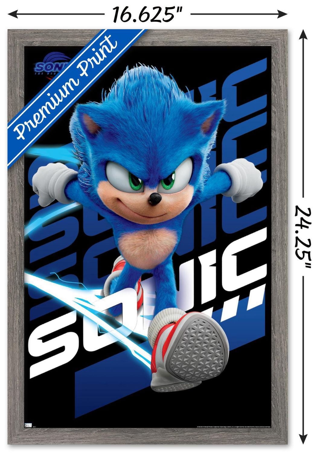 Sonic The Hedgehog 3 - Wall Poster, 22.375" x 34"