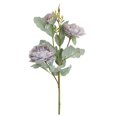 thumbnail image 1 of yulier Artificial Peonies Fake Flowers Silk Peonies with Stems and Leaves, Peony Bouquet for DIY Wedding Home Office Party Hotel Decoration, Table Centerpieces, Floral Arrangements (Purple), 1 of 2