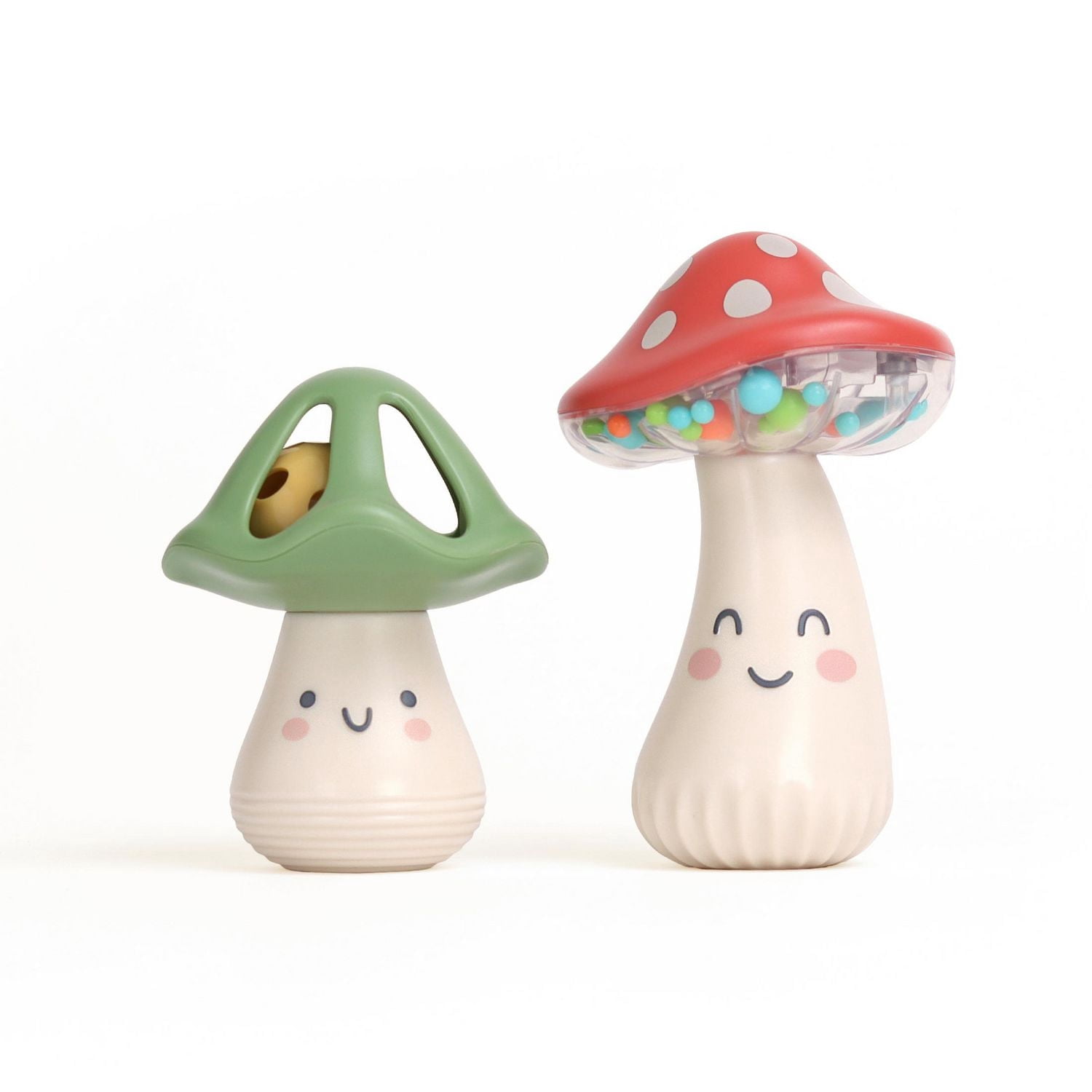 Itzy Ritzy Mini Maraca Ensemble musical de 2 pièces, tête en plastique, pour nourrissons, 6 mois et plus