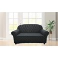 thumbnail image 1 of (75x88") Loveseat Stretch Slipcover -Black, 1 of 3
