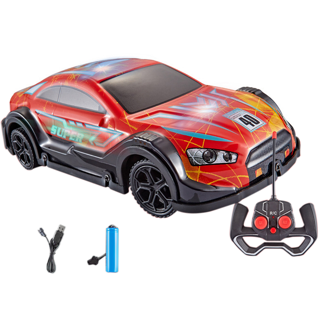 Children RC Car Lighting High Speed Rechargeable Remote Control Car Racing Car