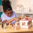 thumbnail image 2 of Melissa & Doug Take-Along Show-Horse Stable Play Set With Wooden Stable Box and 8 Toy Horses, 2 of 6