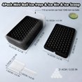 thumbnail image 3 of SXcggal Mini Ice Cube Trays Small Ice Cube Tray Crushed Ice Tray For Chilled Drinks Coffee Juice Healthy Unbreakable Multifunctional Kitchenware, 3 of 4