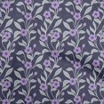 thumbnail image 1 of oneOone Cotton Poplin Violet Fabric Floral Craft Projects Decor Fabric Printed By The Yard 42 Inch Wide, 1 of 4
