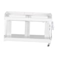 thumbnail image 3 of Esquirla Boîte de Reproduction pour Réservoir de Betta Aquarium de Bureau Design Divisé Facile à Utiliser Réservoir Transparent pour Bureau à Domicile Bébé Crevette 2 Compartiments, 3 of 8