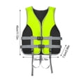 thumbnail image 2 of High Buoyancy Adult Life Jacket with Reflective Strips for Water Safety Adjustable Buckles, Ergonomic Design for Swimming, Boating, and Emergencies, 2 of 2