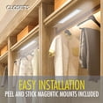 thumbnail image 2 of Bell + Howell Bionic White 2 Pack Motion Sensor Rechargeable LED Under Cabinet Lights Easy Clean Care, 2 of 6