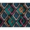thumbnail image 5 of oneOone Polyester Lycra Black Fabric Geometric Craft Projects Decor Fabric Printed By The Yard 56 Inch Wide, 5 of 5
