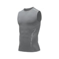 thumbnail image 2 of Compression Shirt Men Tank Top Undershirt Slimming Body Shapewear Tummy Control Athletic Sleeveless Shirts, 2 of 5