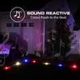 thumbnail image 3 of Monster Smart Ground Accent Lights, 50 ft, 15 LED Lights, Multicolor + Multiwhite (RGBIC+ WW), Expandable, Music Sync, App & Voice Control, Works with Alexa/Google, Indoor/Outdoor,, 3 of 8