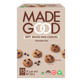 thumbnail image 1 of MadeGood Chocolate Chip Soft Baked Mini Cookies Family Pack 15 packets, 1 of 8