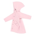 thumbnail image 1 of MIASHUI Poncho de Pluie Imperméable pour Enfants, Léger, Réutilisable, à Capuche, pour l'École et l'Extérieur, Rose, 5-6 Ans, 1 of 3