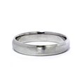 thumbnail image 2 of Beveled & Brushed Wedding Band 14K White Gold, 2 of 2
