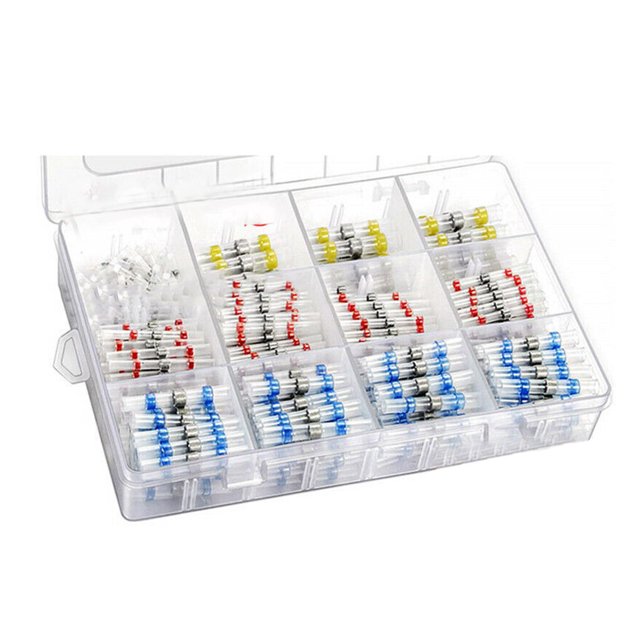 Transemion 1 Set*Heat Shrink Tube Multicolored Assorted Sizes Polyolefin Shrinkage Sleeving Cables Plastic Bag Tubing Set Insulation Wires 500PCS