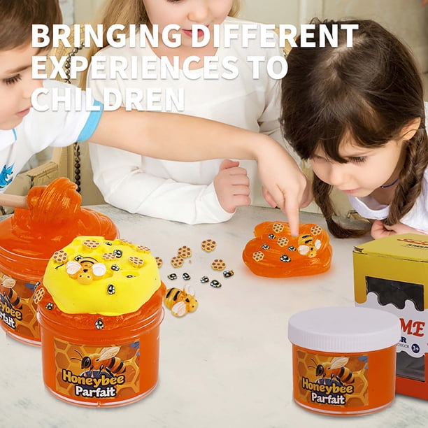 Lot De 6 Slimes Pailletés Halloween – 70 Ml Chacun, 420 Ml Total – Fluffy, Inodore, Non Collant – Cadeau Anniversaire