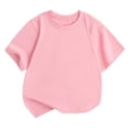 thumbnail image 1 of FAIWAD T-Shirt à Manches Courtes Col Rond pour Bébé Garçon Fille, Pull d'Été Basique, 1 of 3