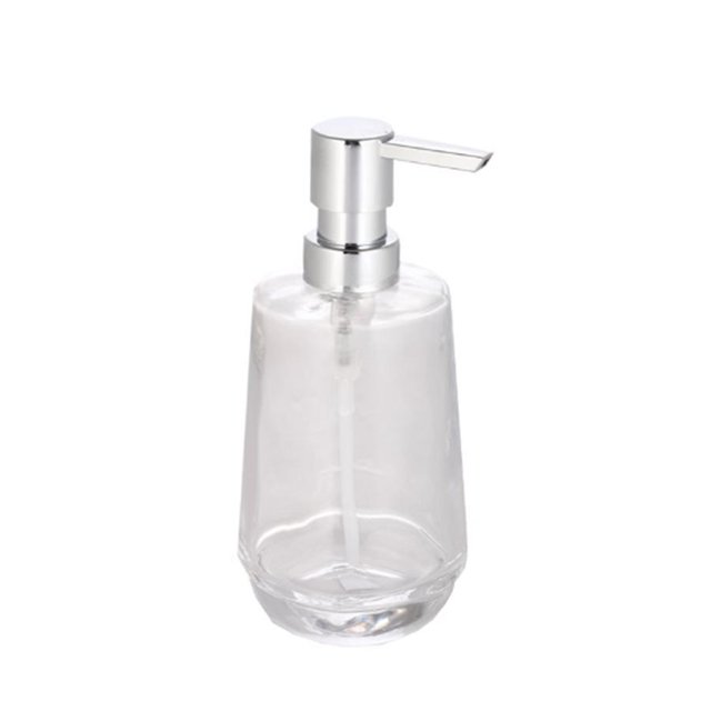 Jessar - Distributeur de Savon de Salle de Bain en Verre, Transparent