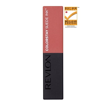 Rouge à lèvres Revlon ColorStay Suede Ink, léger et mat avec vitamine E, 2,55 g, 1 rouge à lèvres