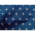 thumbnail image 4 of oneOone Cotton Poplin Fabric Plus Sign Kasuri Print Sewing Fabric BTY 42 Inch Wide, 4 of 4