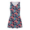 thumbnail image 4 of Ovzne Robes pour Femmes 2025 Robe Femme Décontractée avec Poches Été Bohème Robe de Plage Robe T-Shirts Robe Col en V Ample Robes Débardeur Robe Femme Imprimée Liquidation, 4 of 7