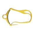 thumbnail image 4 of S SERENABLE Snorkeling Head Strap Replacement Comfortable Training Gear Breathing Tube Fixed Yellow, 4 of 9