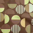 thumbnail image 1 of oneOone Velvet Brown Fabric Geometric Craft Projects Decor Fabric Printed By The Yard 58 Inch Wide, 1 of 4
