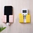thumbnail image 5 of Punch Cartoon Mobile Phone Storage Rack Wall Mounted Organizer for Small Debris TV Air Conditioner Hanger, 5 of 5
