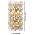 thumbnail image 3 of RKSTN Fall Decorations for Home 36PCS Christmas Xmas Tree Ball Bauble Hanging Home Party Ornament Decor 6CM Decorations, 3 of 7