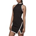 thumbnail image 1 of Ketyyh-chn99 Robes pour Femmes Robe d'Été Robe Extensible Robe T-shirt Décontractée Robes à Manches Longues Robe Boho de Plage Noir, TG, 1 of 4