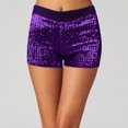 thumbnail image 2 of Shorts à Sequins pour Femmes, Hot Pants Disco, Mini Short Jazz Brillant, Extensible, Danse, 2 of 5