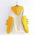 thumbnail image 3 of Mode Femmes Occasionnels Épissage Manches Longues Dinosaure Sweat-Shirt Tops, 3 of 8