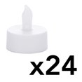 thumbnail image 1 of Sterno Home Essentials Twist Flame LED Tea Light Candles, 24-Pack, White, 1 of 6