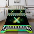 thumbnail image 1 of Erosebridal Lightsaber Coverlet Set Twin, Sports Game Bedding Set, Geometric Decor 2 Pieces, 1 of 5
