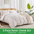 thumbnail image 2 of Gogreen Queen Duvet Cover Set, Soft & Breathable Microfiber 3 Pieces Queen Bedding Sets, Pattern Queen Comfy Duvet Cover Set, with Zipper Closure (Queen), 2 of 8