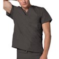 thumbnail image 2 of Adar Universal Unisex V-Neck Tunic 3 Pocket Scrub Top (Available in 39 Colors), 2 of 7