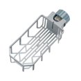 thumbnail image 2 of Oleegame 2PC Shower Soap Dish With Hook Sink Sponge Rack Stand Kitchen Faucet Storage Rack Sponge And Towel Rack Drain Basket Home Kitchen Cleaning Tools Gray, 2 of 4