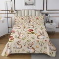 thumbnail image 1 of Erosebridal Kawaii Rabbit Coverlet Set King,Botanical Mushroom Bedding Set,Animal Bedroom Decor,Ultra Soft,3 Pieces, 1 of 5