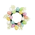 thumbnail image 1 of Easter Table Decoration Candlestick Wreath Centerpiece Multicolor Foam 20 cm x 20 cm, 1 of 6