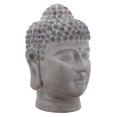 thumbnail image 2 of Sagebrook Home Resin, 17"H Buddha Head, Gray, 2 of 2